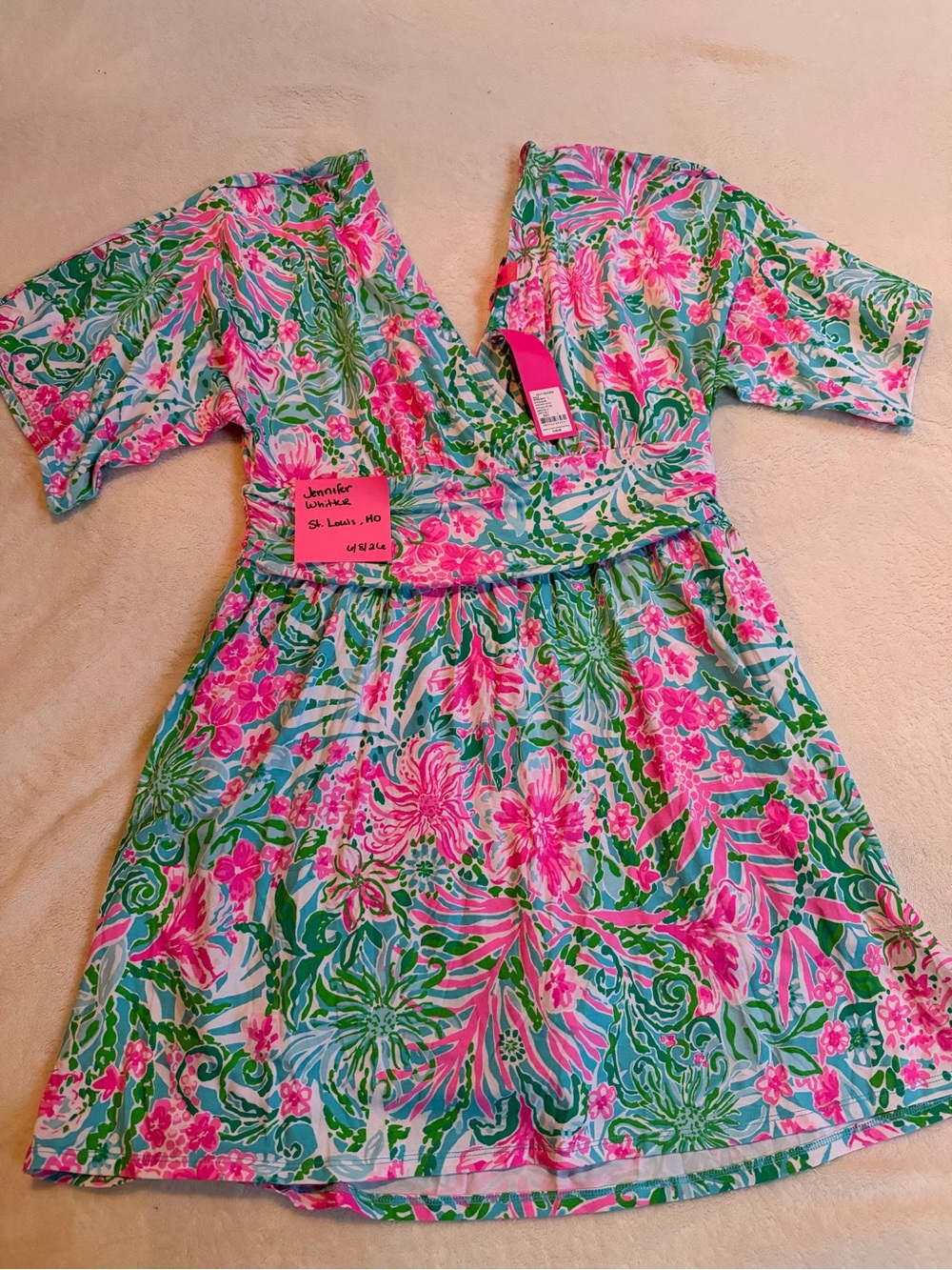 NWT Lilly Pulitzer PARIGI SKORT ROMPER STYLE#: 007383 SIZE LARGE
